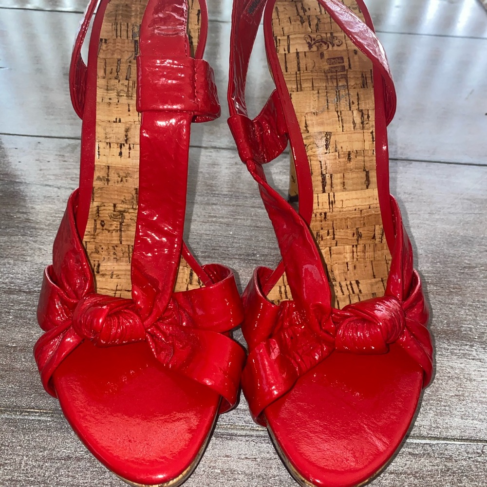 Red Jlo women heels